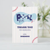 野球モダンプール誕生会 サンキューカード (スタンド正面)