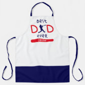 野球モダン最高のパパーエバーファーズデイマグ エプロン (正面)