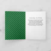 野球モダン球選手をテーマにした誕生日 カード (内部)