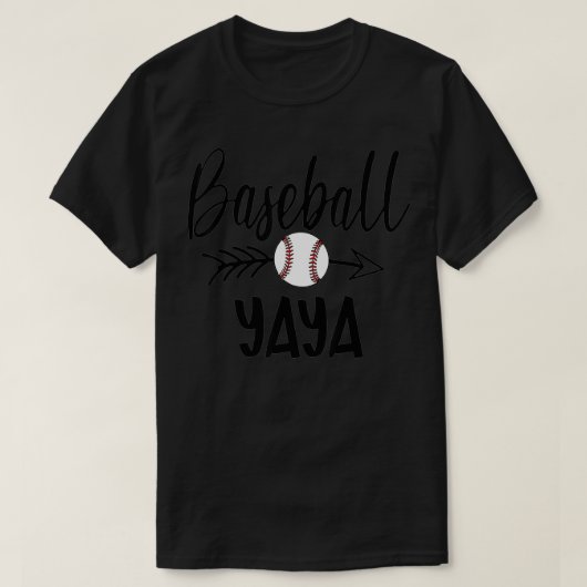 野球ヤヤカワイアロー父の母クリスマスダ Tシャツ (デザイン正面)