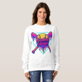 野球ライフスタイルアパレルユース野球ドリップアイス スウェットシャツ (正面フル)