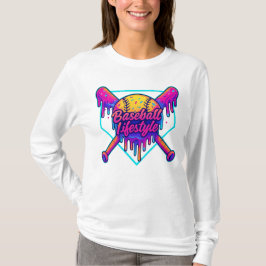 野球ライフスタイルアパレルユース野球ドリップアイス Tシャツ