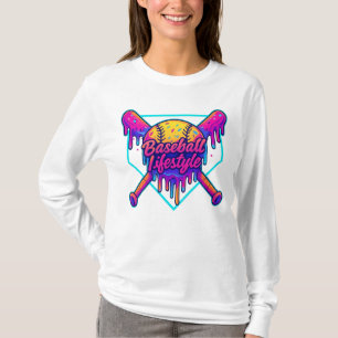 野球ライフスタイルアパレルユース野球ドリップアイス Tシャツ