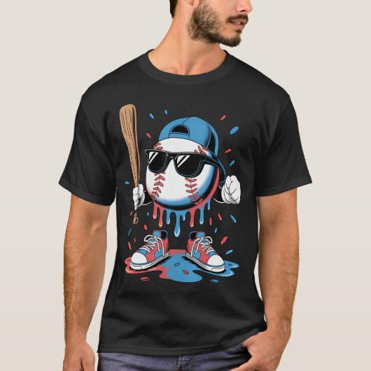 野球ライフスタイルアパレル ジュニア野球アイス Tシャツ (正面)