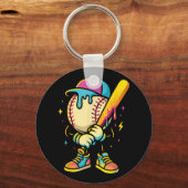 野球ライフスタイル101アパレルユース野球滴 キーホルダー (正面)