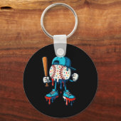 野球ライフスタイル101アパレルユース野球滴 キーホルダー (正面)