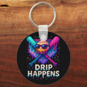 野球ライフスタイル101アパレルユース野球滴 キーホルダー (正面)