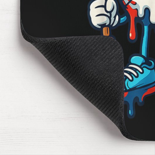 野球ライフスタイル101アパレルユース野球滴 マウスパッド (コーナー)