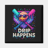 野球ライフスタイル101アパレルユース野球滴 マグネット (正面)