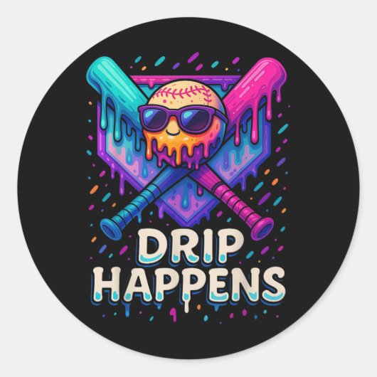 野球ライフスタイル101アパレルユース野球滴 ラウンドシール (正面)