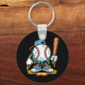 野球ライフスタイル101ティーユースベースボールドリップアイス キーホルダー (正面)