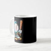 野球ライフスタイル101ティーユースベースボールドリップアイス コーヒーマグカップ (正面左)