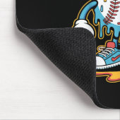 野球ライフスタイル101ティーユースベースボールドリップアイス マウスパッド (コーナー)