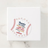 野球ラウンド感謝していユー誕生日 フェイバータグ (インサイチュ)