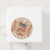 野球ラウンド感謝していユー誕生日 フェイバータグ (インサイチュ)