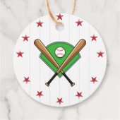 野球ラウンド感謝していユー誕生日 フェイバータグ (裏面)