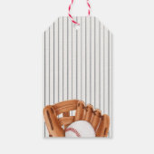 野球ラストスイングブライダルシャワーの好意 ギフトタグ (裏面)