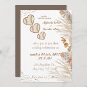 野球ラブスポーツテーマ結婚式招待状 招待状 (正面/裏面)