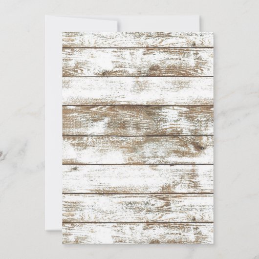 野球ラブス素朴ポーツ結婚のブライダルシャワー 招待状 (裏面)