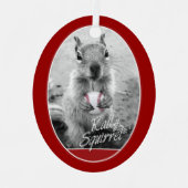 野球ラリー・リス メタルオーナメント (正面)