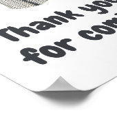 野球リトルスラッガーさん来ありがとう ポスター (角)