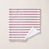 野球リトルリーグキッズNAMEスポーツデコールおもしろい バスタオルセット (ウォッシュタオル)