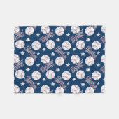 野球リーグ フリースブランケット (正面(横))