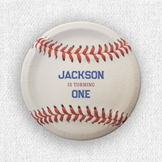 野球ルーキーオブザイヤー誕生日ボーイ ペーパープレート