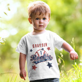 野球ルーキー・オブ・ザ・イヤー1歳のパーティー ベビーTシャツ