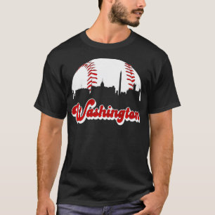 野球ワシントンDCチームラブベースボールナシア Tシャツ
