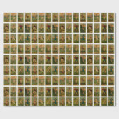 野球ヴィンテージギフト ラッピングペーパー (フラット)