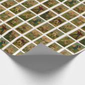 野球ヴィンテージギフト ラッピングペーパー (角)