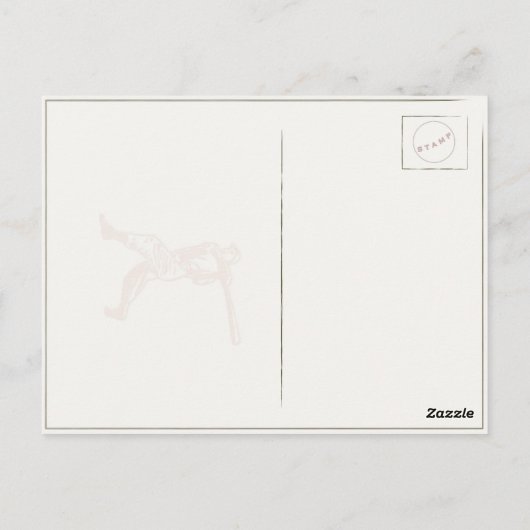 野球ヴィンテージスタイルはがき ポストカード (裏面)