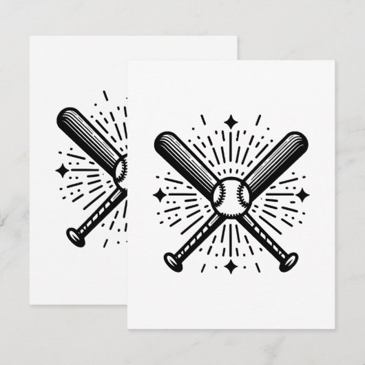 野球ヴィンテージ エンクロージャーカード (正面/裏面)