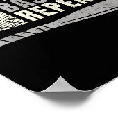 野球三昧 野球選手のためのおもしろTシャツ ポスター (角)