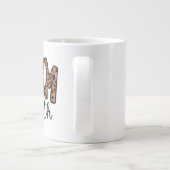 野球両ソフトボールの母球、野球ソフトボール ジャンボコーヒーマグカップ (裏面)