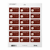 野球住所 シール (フルシート)