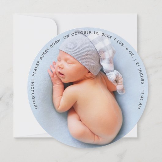 野球写真誕生のお知らせ (裏面)