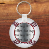 野球写真 キーホルダー (正面)