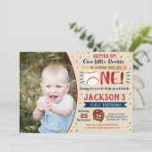 野球初のバースデーパーティ招待状 招待状 (スタンド正面)