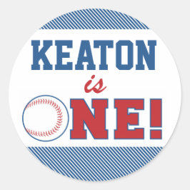 野球初の誕生日シール ラウンドシール