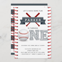 野球初の誕生日少年 招待状