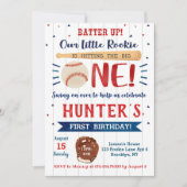 野球初の誕生日招待状 招待状 (正面)