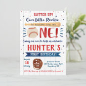 野球初の誕生日招待状 招待状 (スタンド正面)