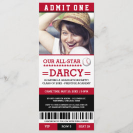 野球卒業パーティー招待状 招待状