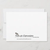 野球卒業発表 招待状 (裏面)