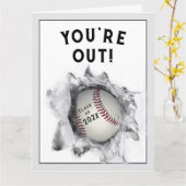 野球卒業2023カード カード (黄色い花)