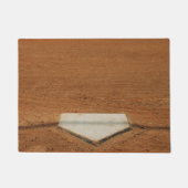 野球又はソフトボールのホームプレートドアマット ドアマット (正面)