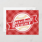 野球叔母 ポストカード (正面/裏面)