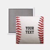 野球名パーソナライズされた前 マグネット (正面/裏面)